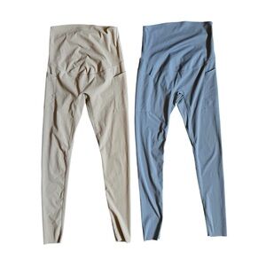 Maacie Over-the-belly Skinny Leggings Bundle of Two Casual Comfy Pants Small EUC